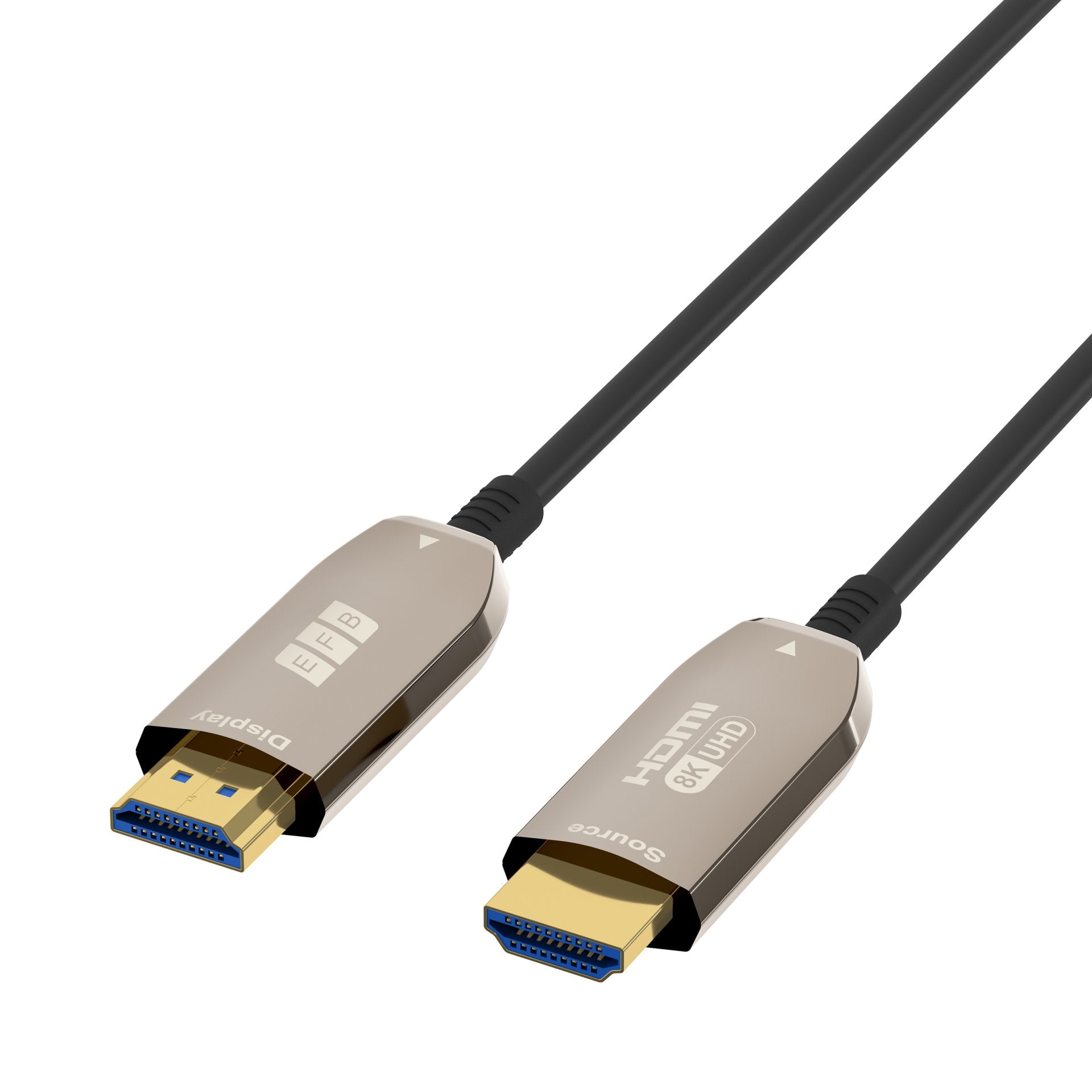 EAN 4049759325008 - EFB Elektronik HDMI-21-00008 cable HDMI 30 m HDMI tipo A (Estándar) Negro, Acero inoxidable imagen 4