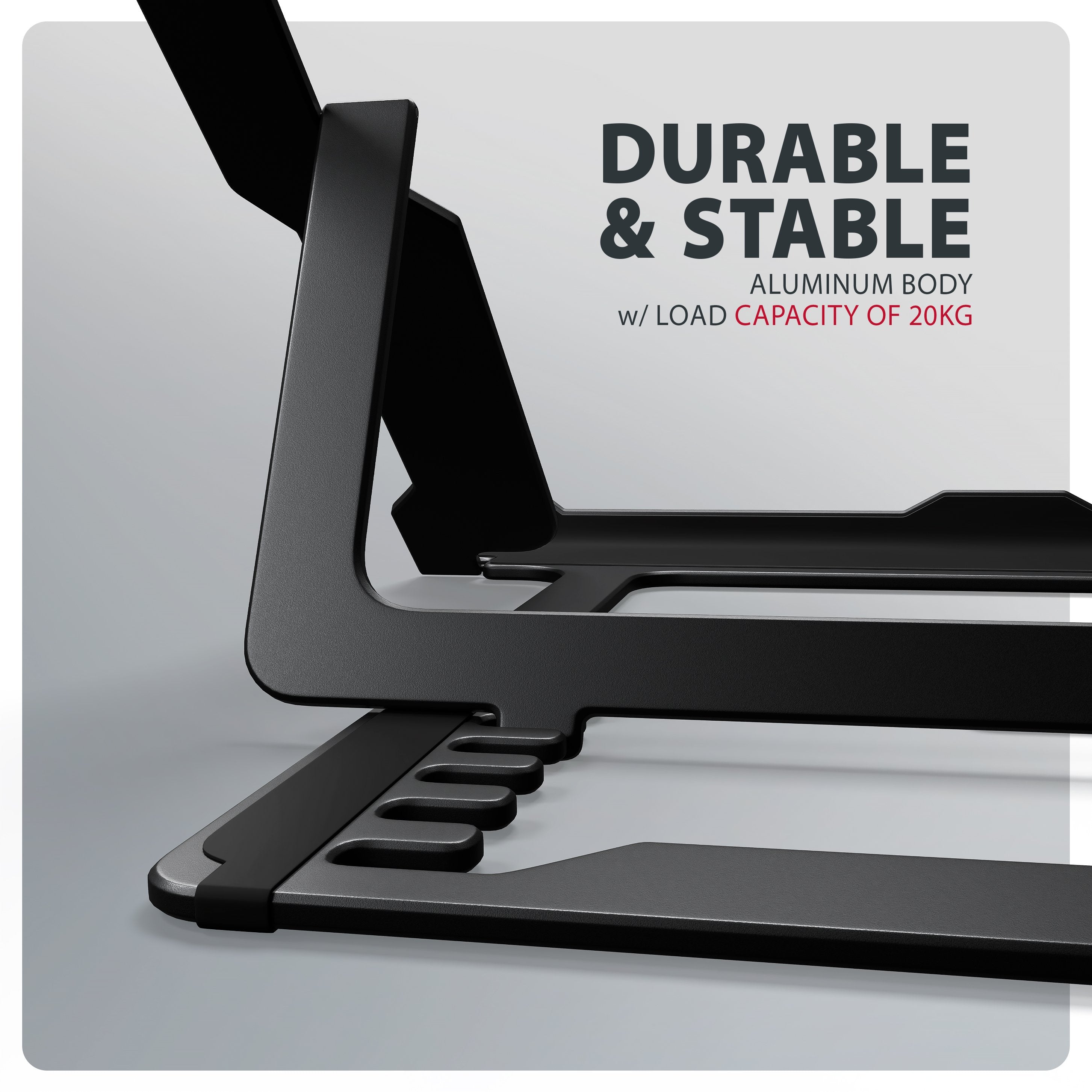EAN 8595247909220 - Axagon STND-LAB Laptop-Ständer, höhenverstellbar, faltbar, Aluminium Soporte para ordenador portátil y ta imagen 8