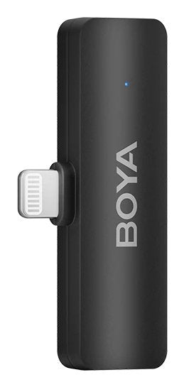 Boya Microphone Wireless By-V4 2.4ghz With 4 Transmitters And 1 Receiver (Lightning) Black Eu