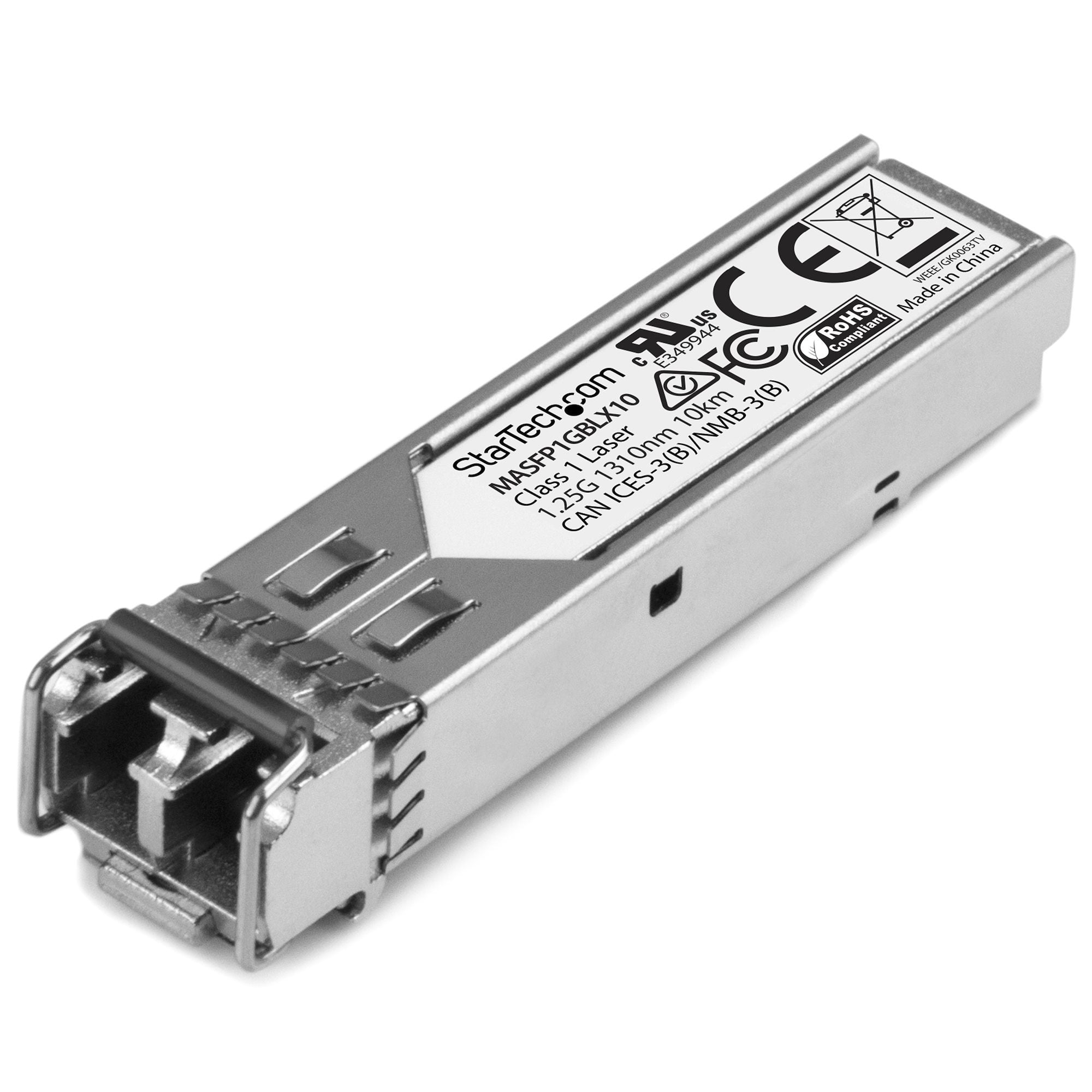 Startech.Com Módulo Sfp Compatible Con Cisco Meraki Ma-Sfp-1gb-Lx10 - Transceptor De Fibra Óptica 1000base-Lx - Masfp1gblx10