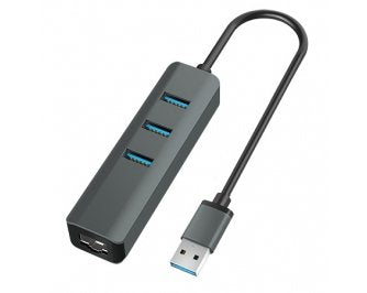 Vakoss Hub Usb 3.0 +Rj45 Ethernet Tc-4502x