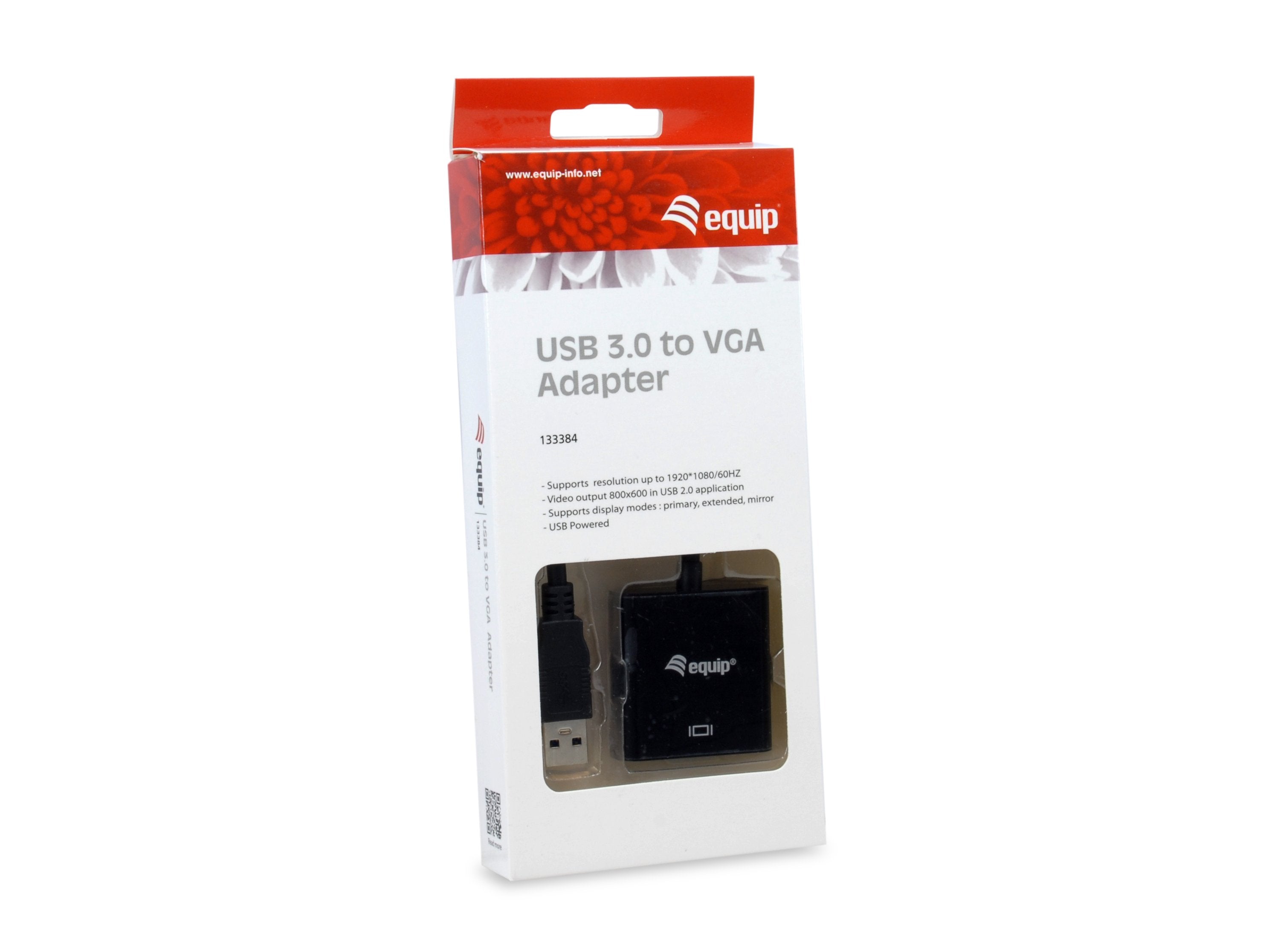 Equip Adapterkabel Usb3.0->Vga St/Bu 0.15m 1920x1080/60hz Sw