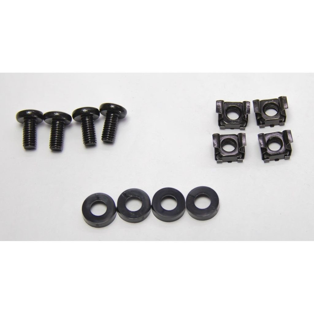 Placa Ciega Inter-Tech De 19 ", Negra 4u, Atornillada