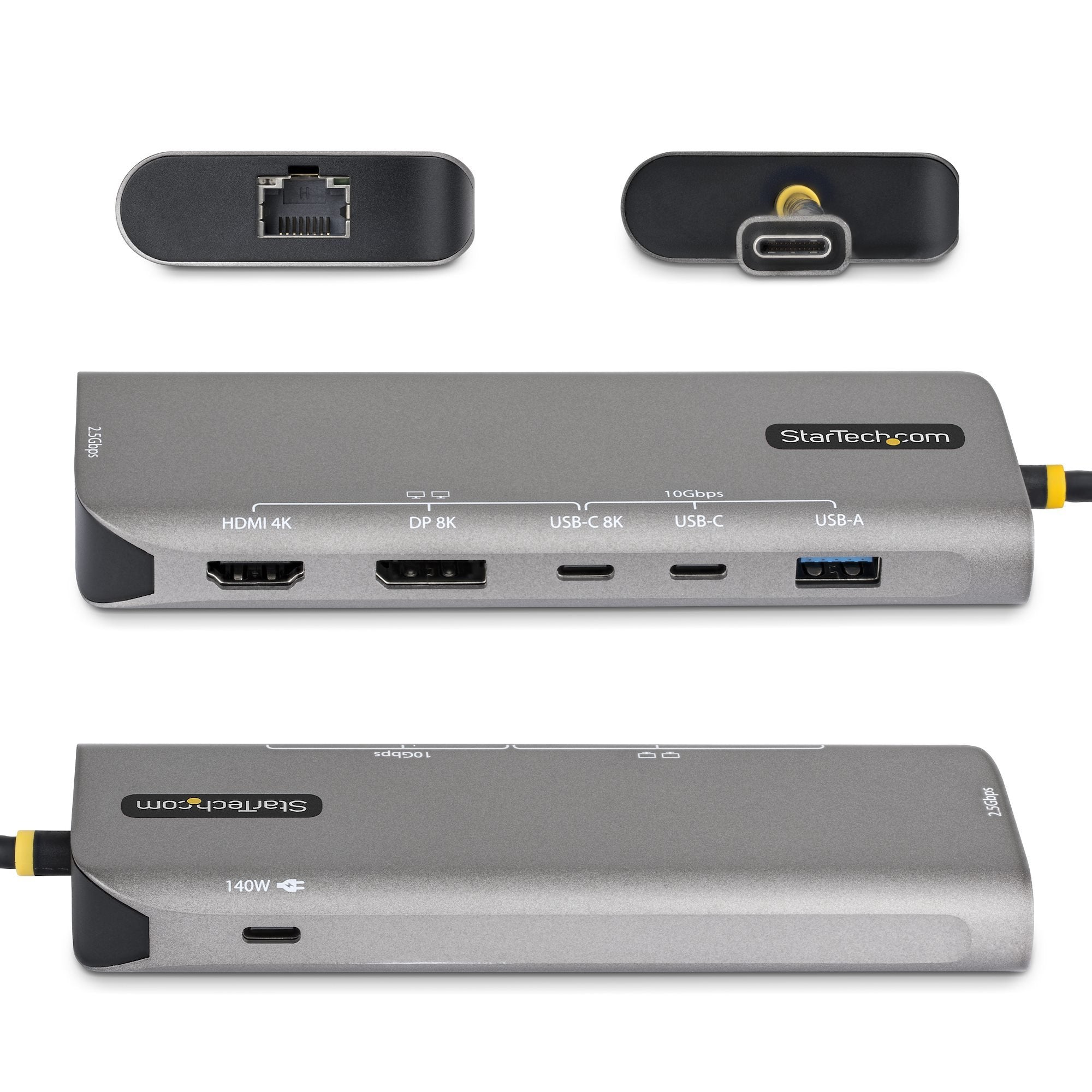 Adaptador Multipuertos Usb4 Para 2 Pantallas - Pd 140w