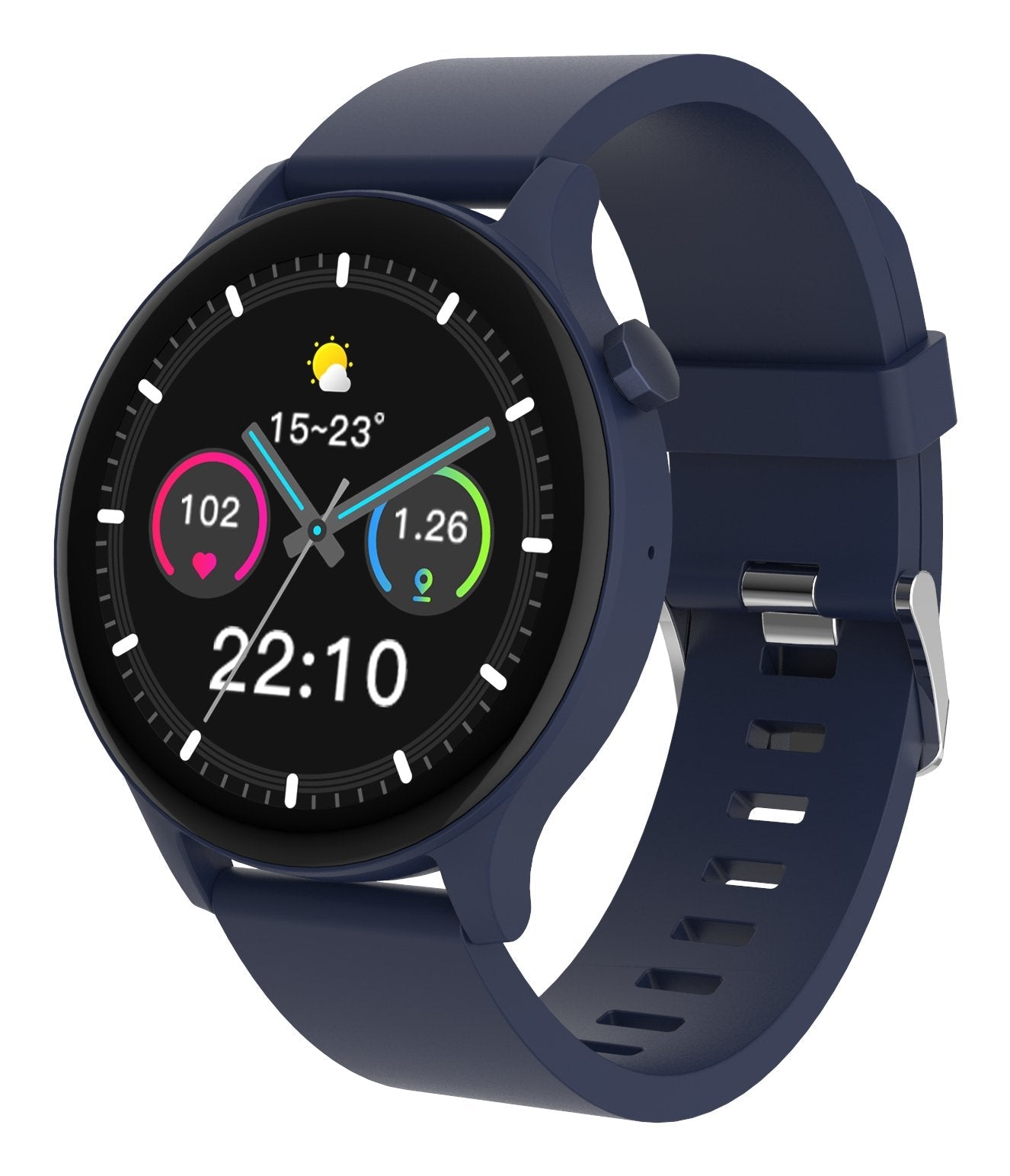 EAN 5706751076664 - Denver SWC-338BU 3,51 cm (1.38") TFT 44.6 mm Digital 240 x 240 Pixeles Pantalla táctil Azul imagen 1