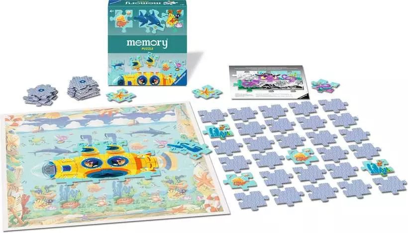 Ravensburger Memory Puzzle Underwater World, Juego De Mesa 22461