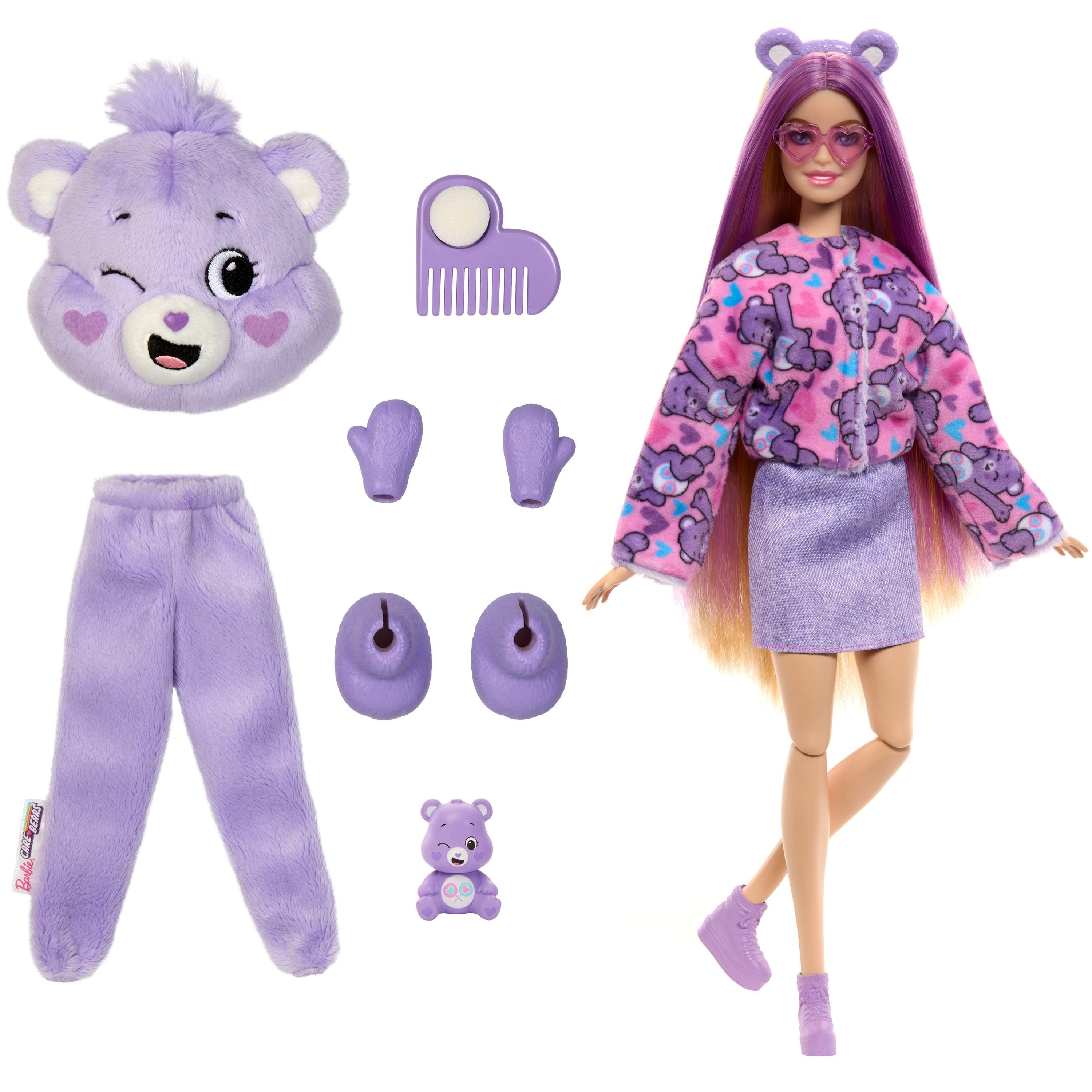 Mattel Barbie Cutie Reveal Care Bears Series - Share Bear, Figura De Juguete Jcn94