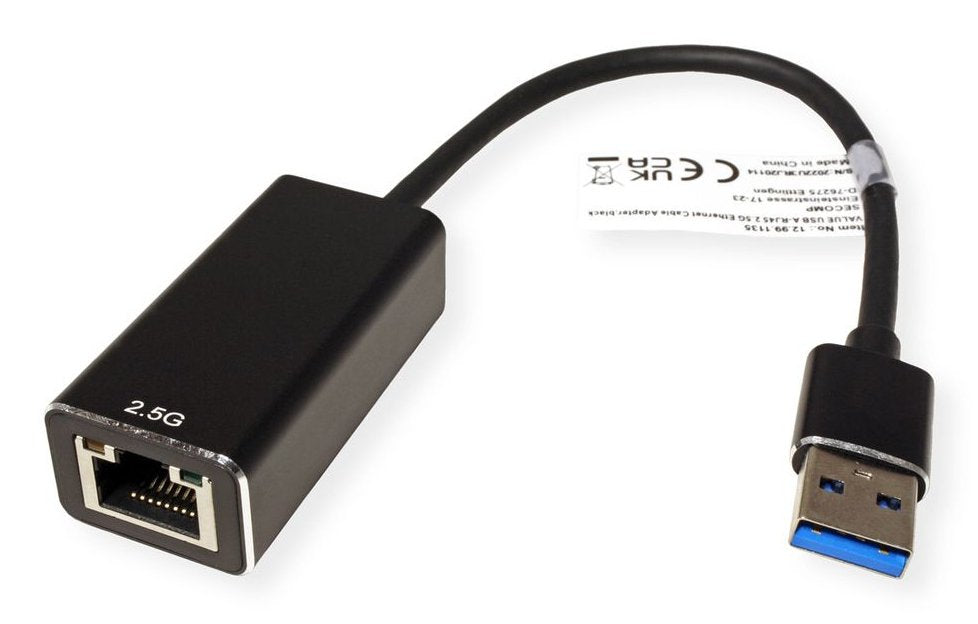 Value Usb 3.2 Gen 1 Typ A, Zu 2.5-Gigabit-Ethernet Konverter