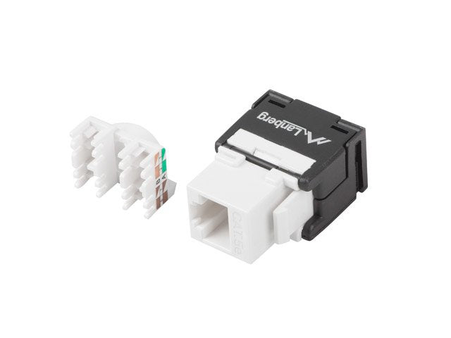 Conector Keystone Lanberg Ksu5-2000 Rj45 Hembra Externo Lsa Interno (Sin Herramientas) Utp Cat. 5e Para Cables 22-26awg