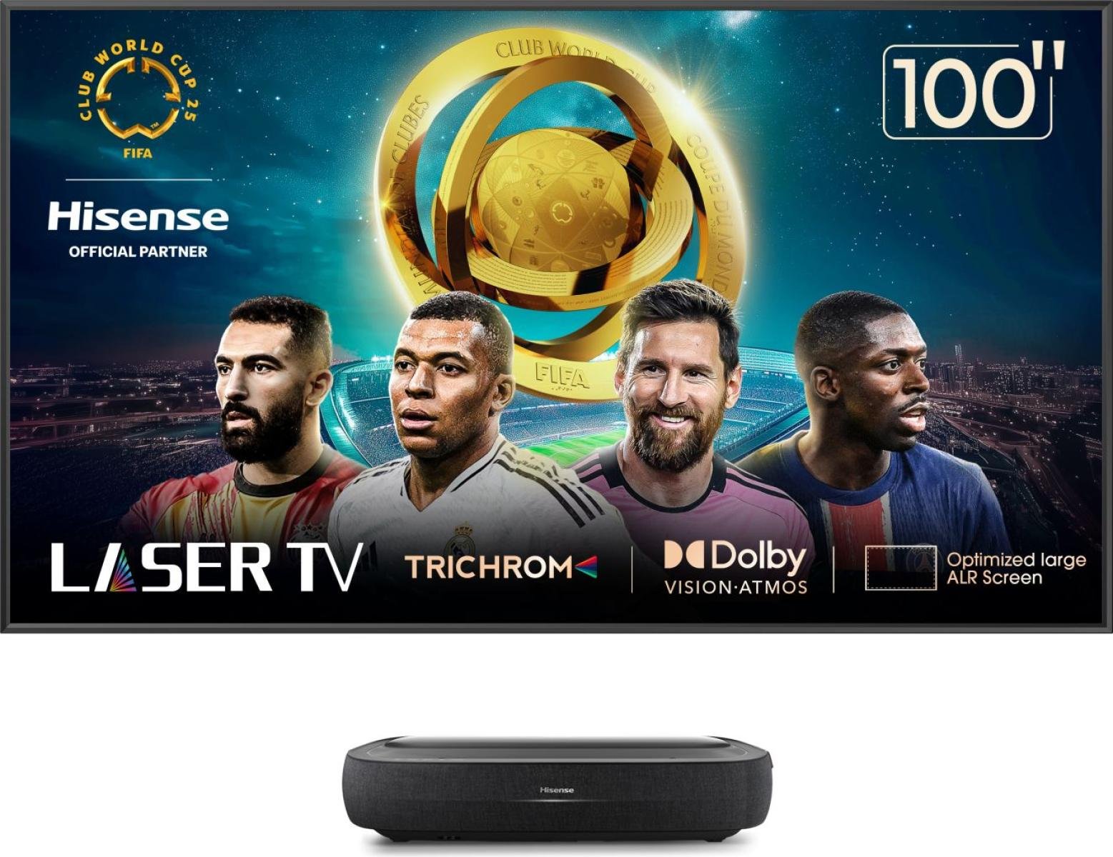 EAN 6942147487921 - Hisense 100L9HD proyector de TV Proyector de alcance ultracorto 3000 lúmenes ANSI DLP UHD 4K (3840x2160) imagen 15
