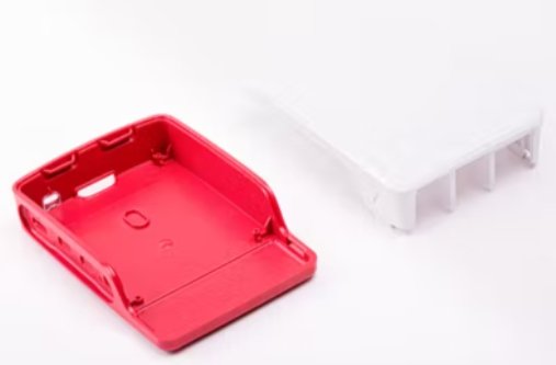Caja Para Raspberry Oficial Pi 4, Rojo/Blanco Raspberry Raspberry Caja Para Raspberry Oficial Pi 4, Rojo/Blanco (1876751)