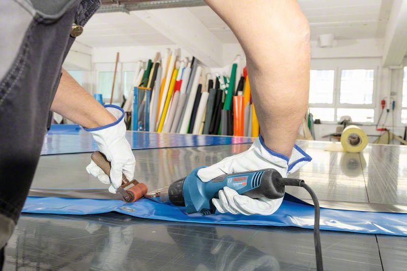 Pistola De Aire Caliente Bosch Professional Ghg 20-60 Professional Azul/Negro, 2.000 Vatios 06012a6400