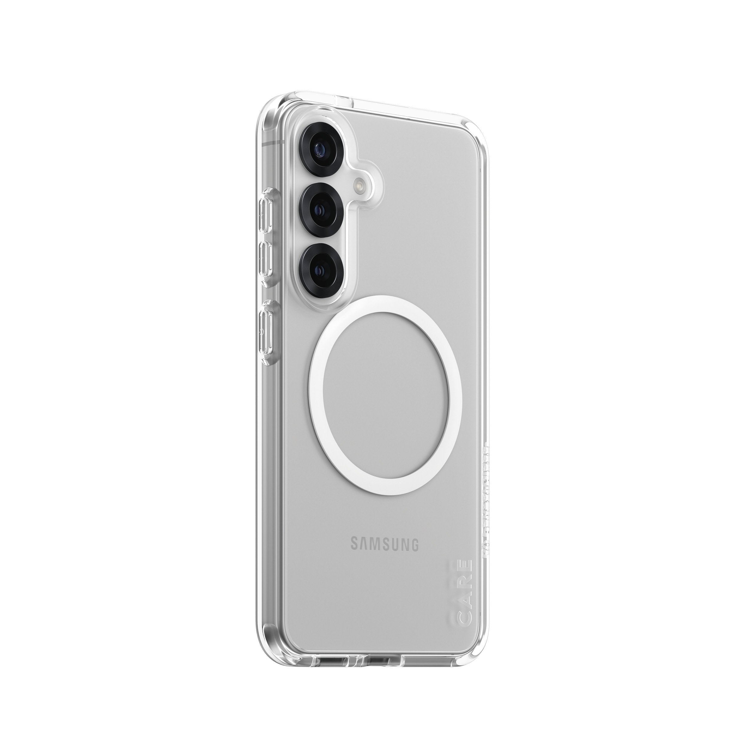 EAN 5715685017018 - PanzerGlass CARE™ by ® Urban Combat Case Transparent w. White Qi Compatible Samsung Galaxy S25 funda para imagen 1