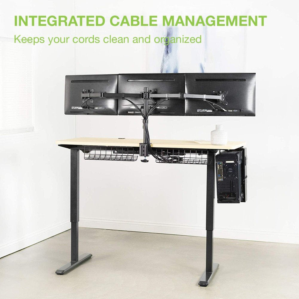 Techly Ica-Lcd 482-T Soporte De Mesa Para Pantalla Plana 61 Cm (24") Negro