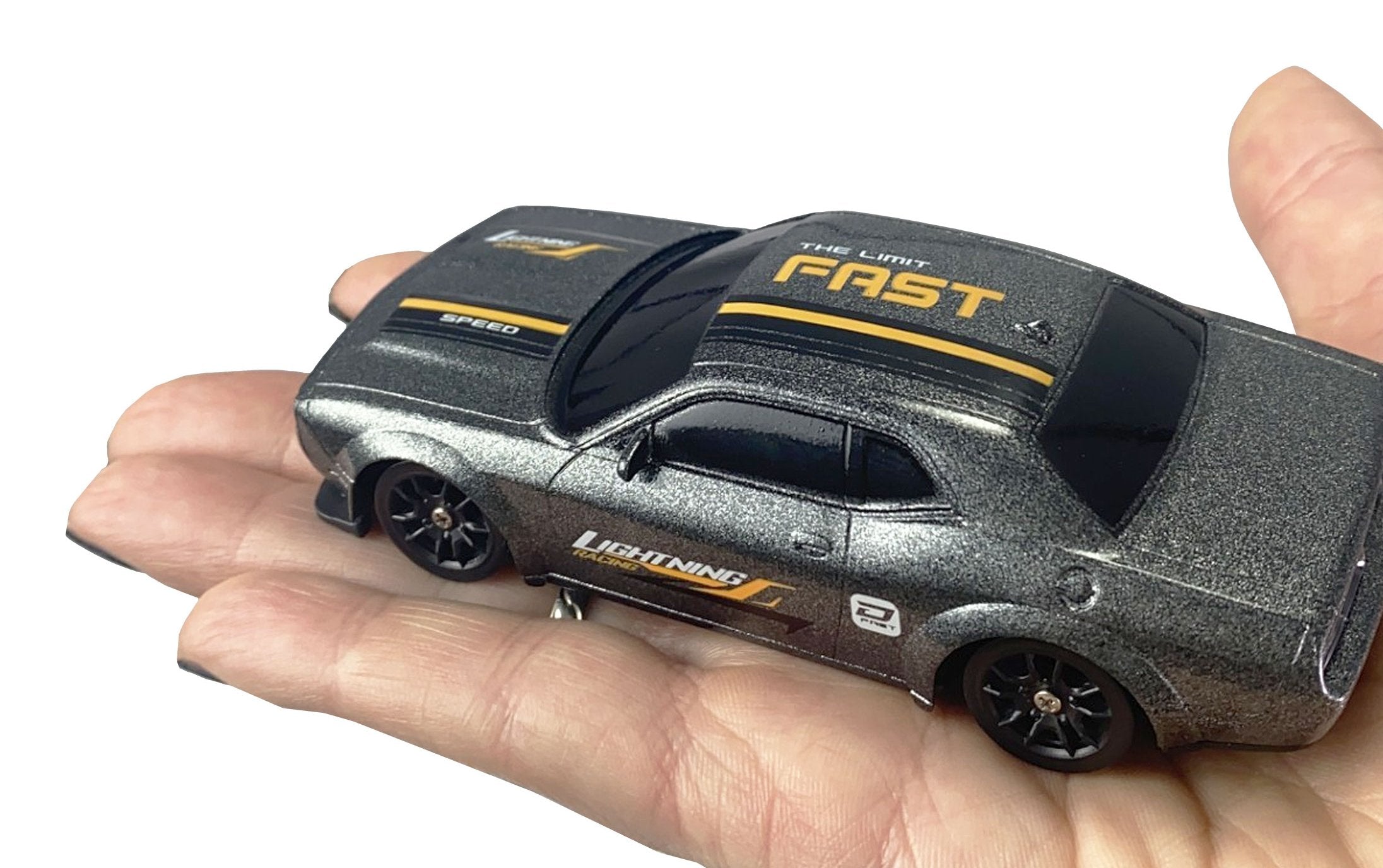 Amewi Drift Sport Muscle Car Con Gyro 4wd 1:43 Rtr Gris 6+
