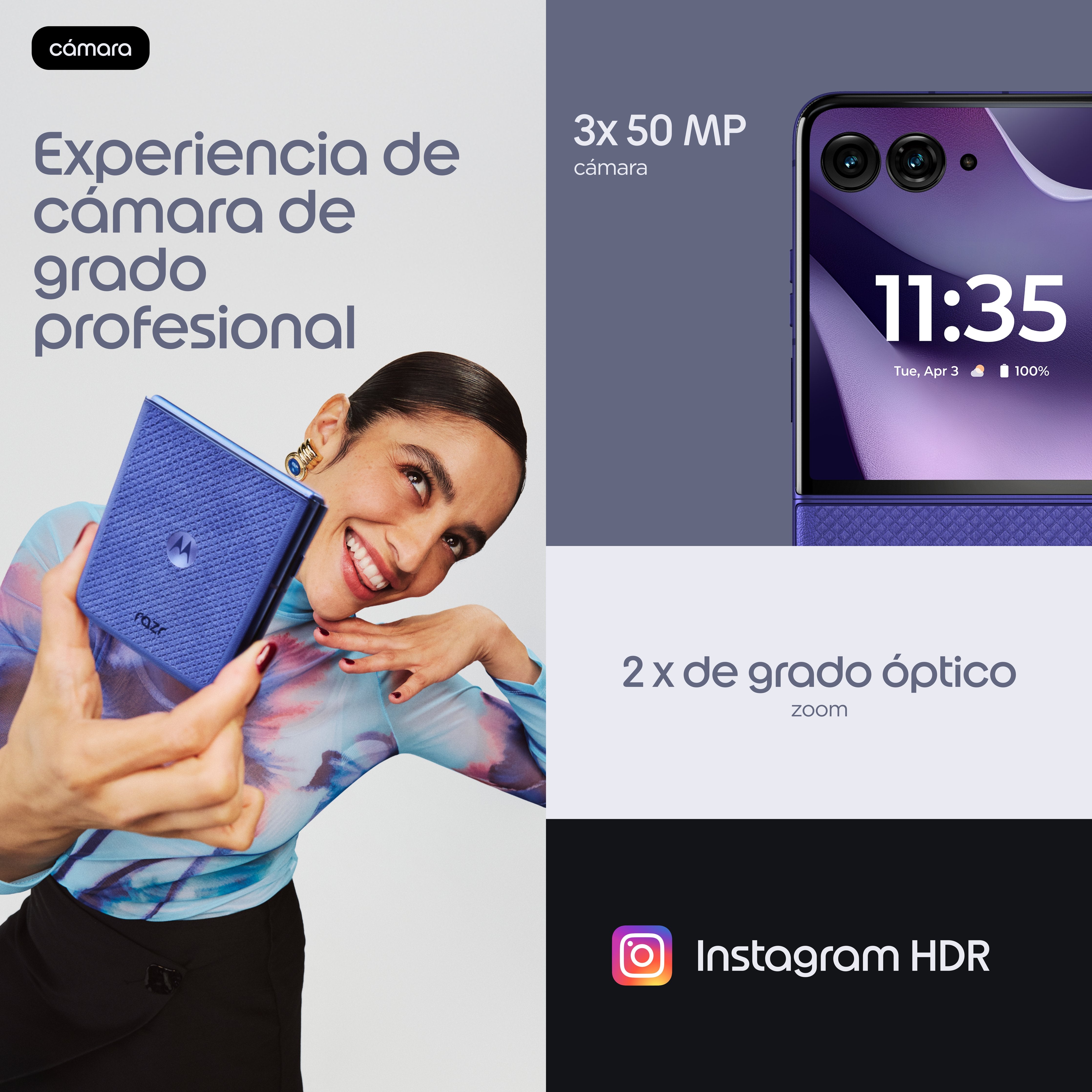 EAN 0840493611792 - Motorola razr 70 ultra 17,7 cm (6.96") SIM doble Android 16.0 5G USB Tipo C 16 GB 512 GB 5000 mAh Violeta imagen 16