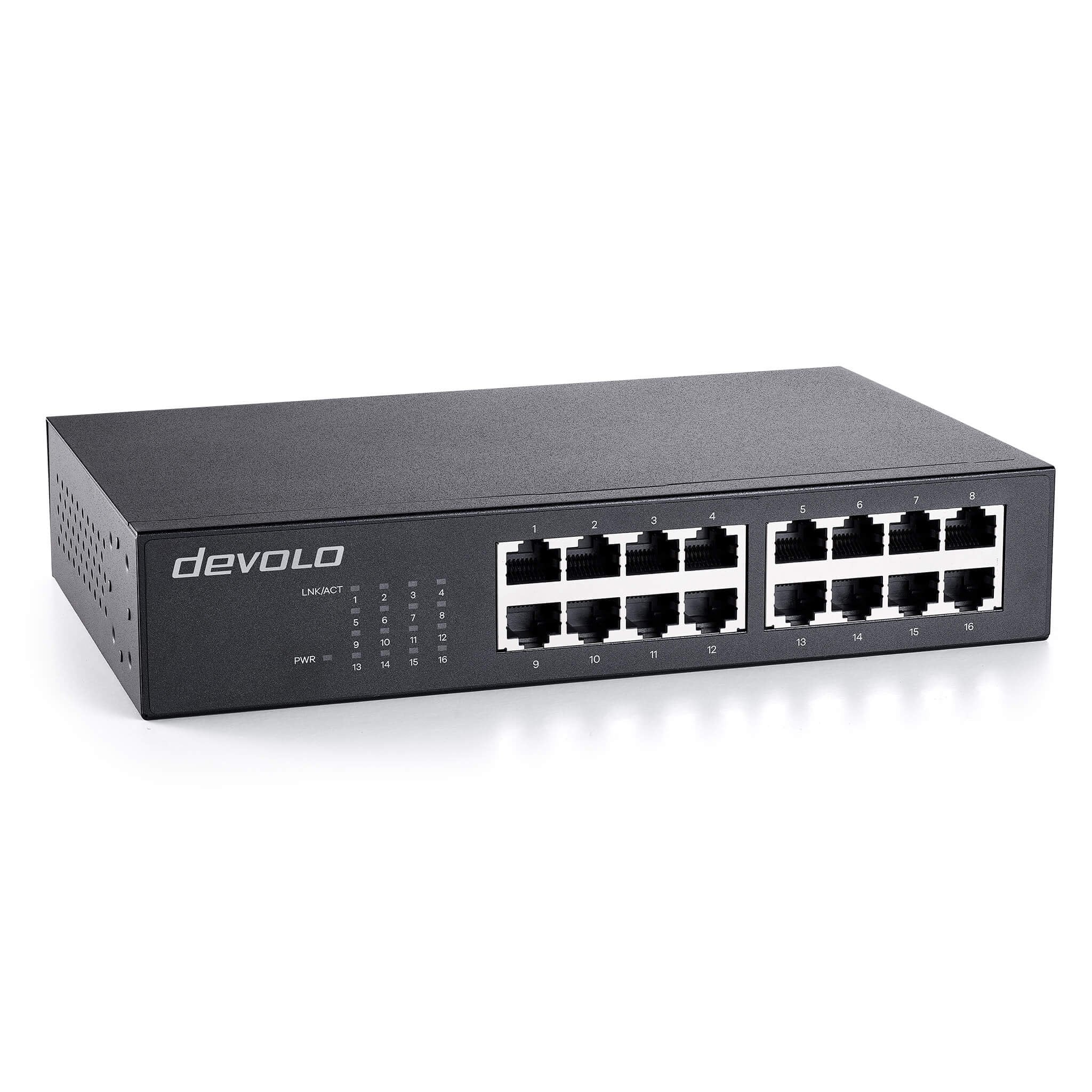 EAN 4250059672352 - Devolo 7235 switch No administrado Gigabit Ethernet (10/100/1000) 1U Negro imagen 1