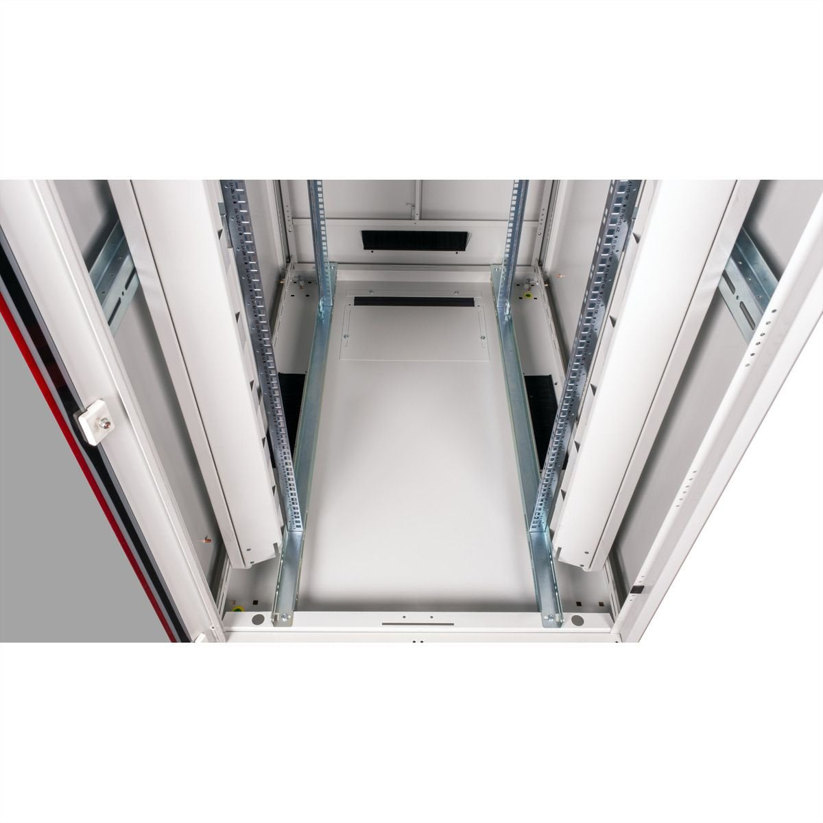 Roline 19-Zoll Netzwerkschrank Pro 42 He, 800x1200 Bxt Glastr Grau
