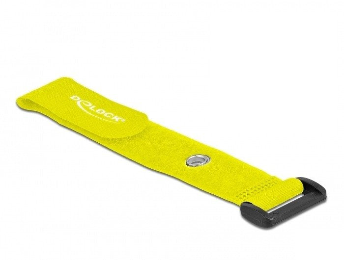 Delock 19547 Presilla Bridas Adherentes Para Cables Amarillo 5 Pieza(S)