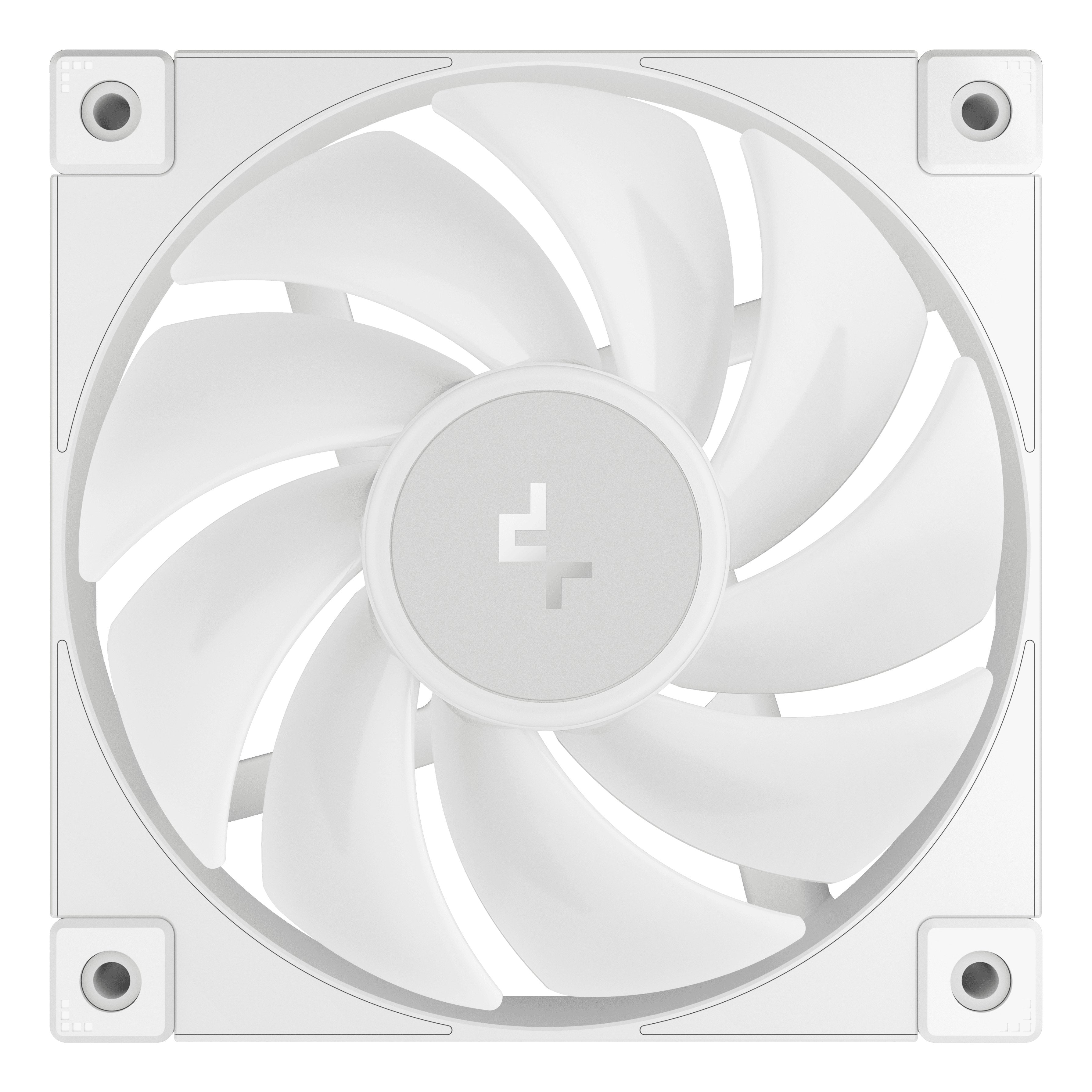 Ventilador Pc Deepcool Fd12 Argb Wh 120x120x25 120 Mm R-Fd12-Whapn1-G