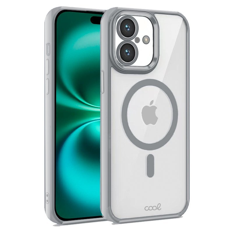 Funda Cool Iphone 16 Plus Magnetica Plata