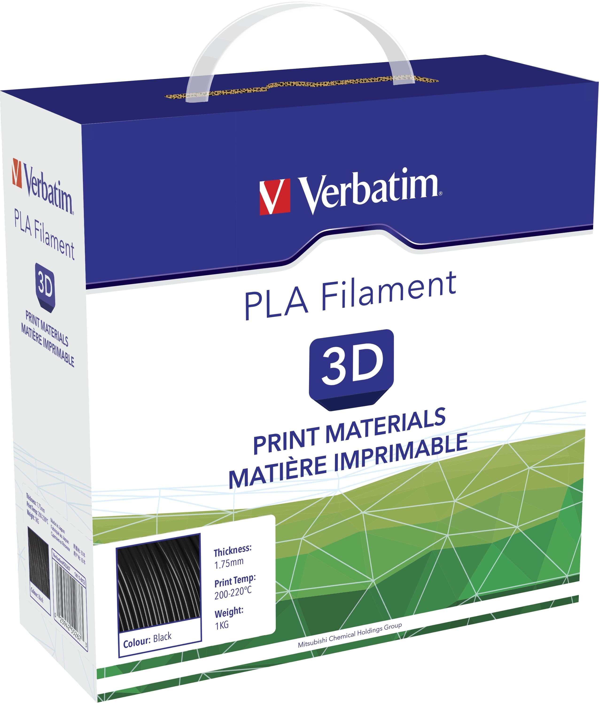 EAN 0023942552673 - Verbatim 55267 material de impresión 3d Ácido poliláctico (PLA) Negro 1 kg imagen 3
