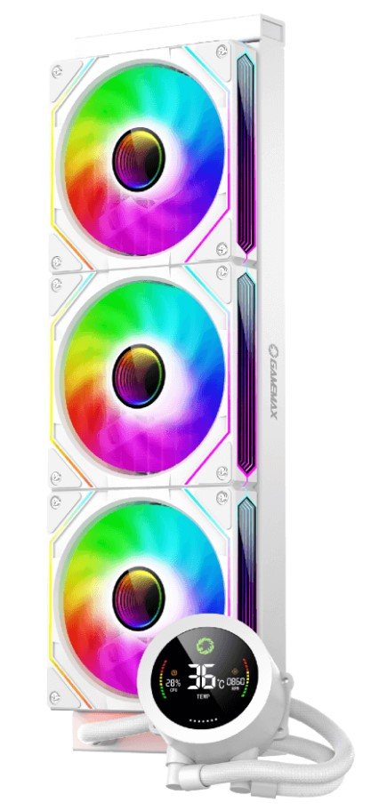 Gamemax Cpu Liquid Cooler Iceburg 360 Digital White