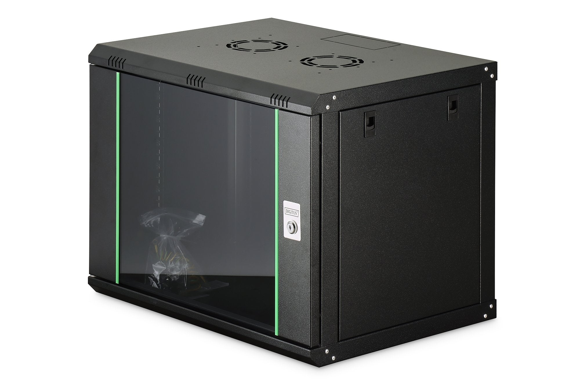 EAN 4016032257813 - Digitus DN-19 09-U-EC-SW armario rack 9U Bastidor de pared Negro imagen 1