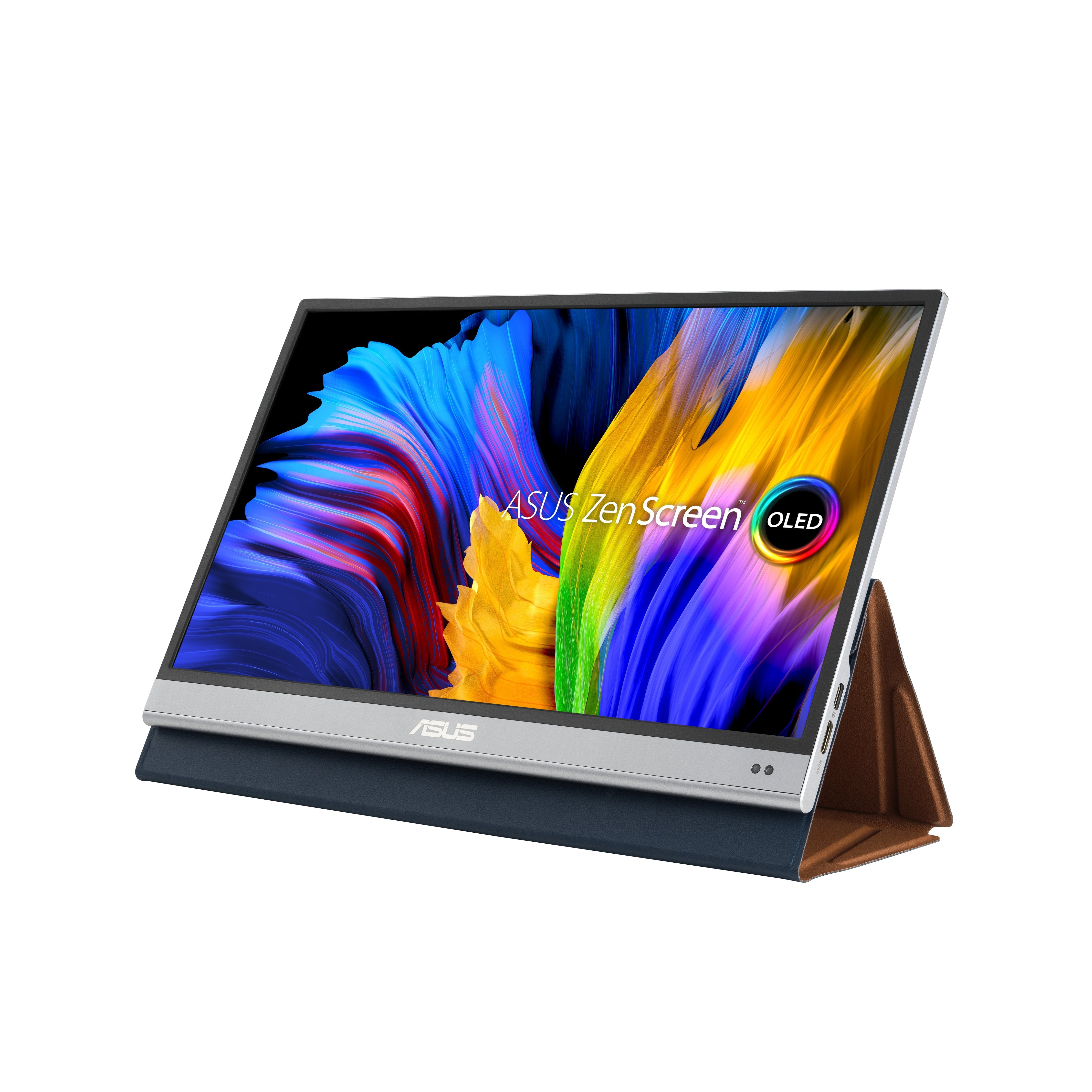 Monitor Asus Zenscreen Mq13ah 33,8 Cm (13.3") 1920 X 1080 Pixeles Full Hd Oled Negro