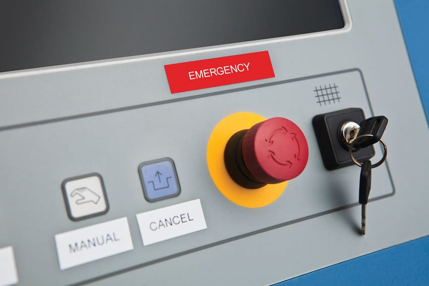 Dymo Rhino Cinta Id1-12 Blanco/Rojo Vinilo