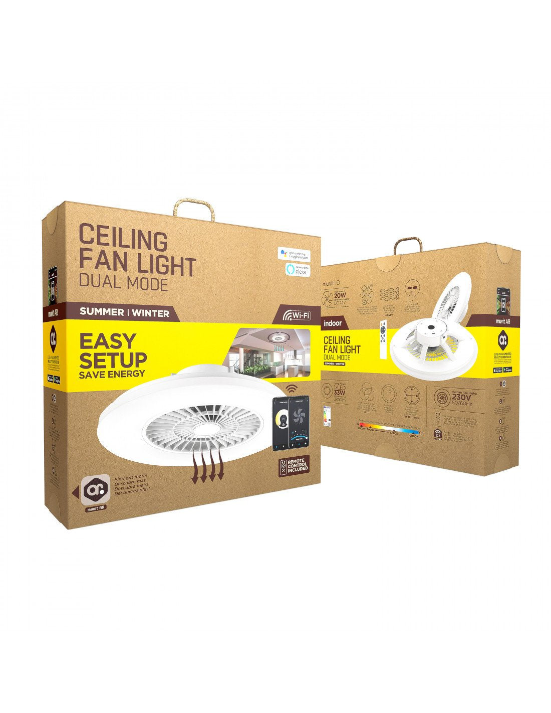 EAN 8426801165076 - Muvit MIOCLA001 Luz de techo inteligente Wi-Fi imagen 11