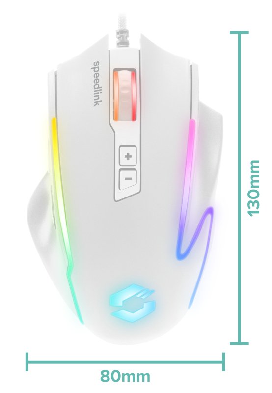 Speedlink Decus Nx Rgb Gaming Mouse, White