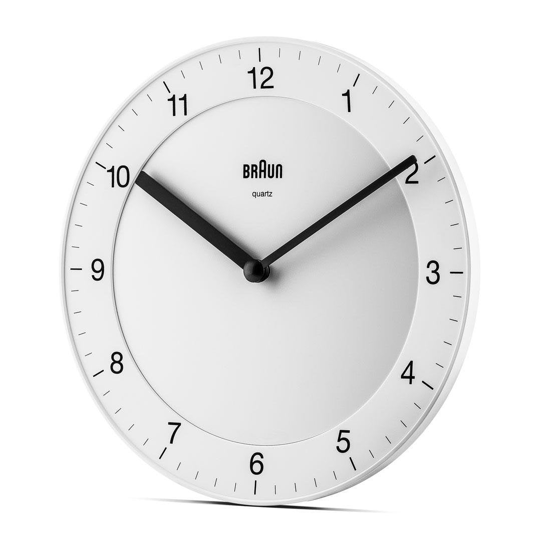 Braun Bc 06 W Reloj De Pared De Cuarzo Analógico Blanco