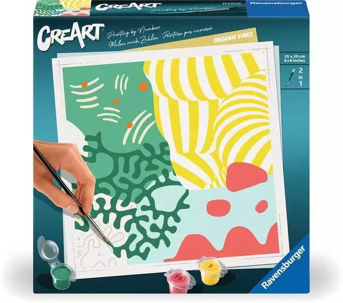Ravensburger Creart - Vibras Orgánicas, Pintura 23637