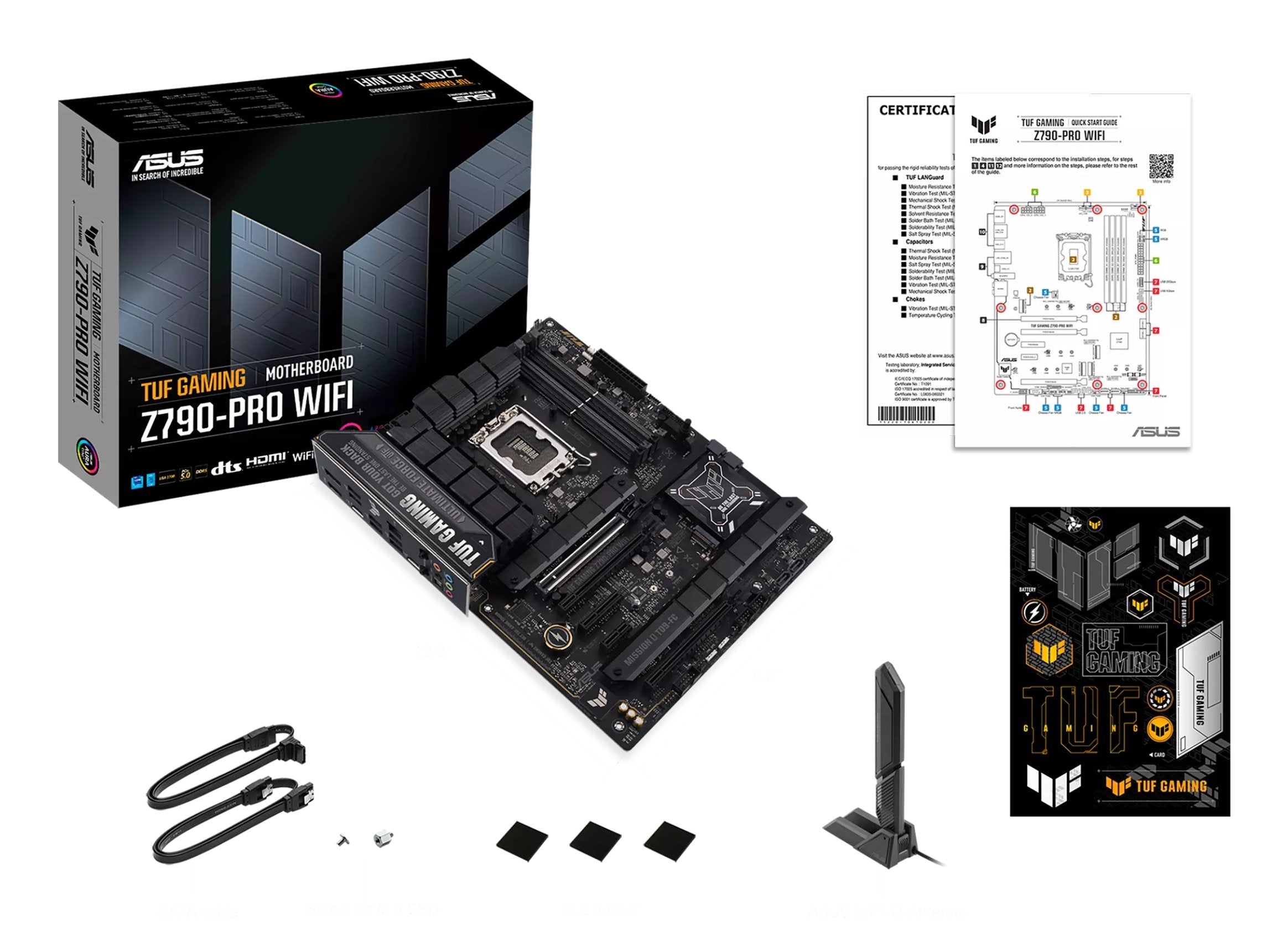 Placa Base Asus Tuf Gaming Z790-Pro Wifi Intel,1700,Ddr5,Atx