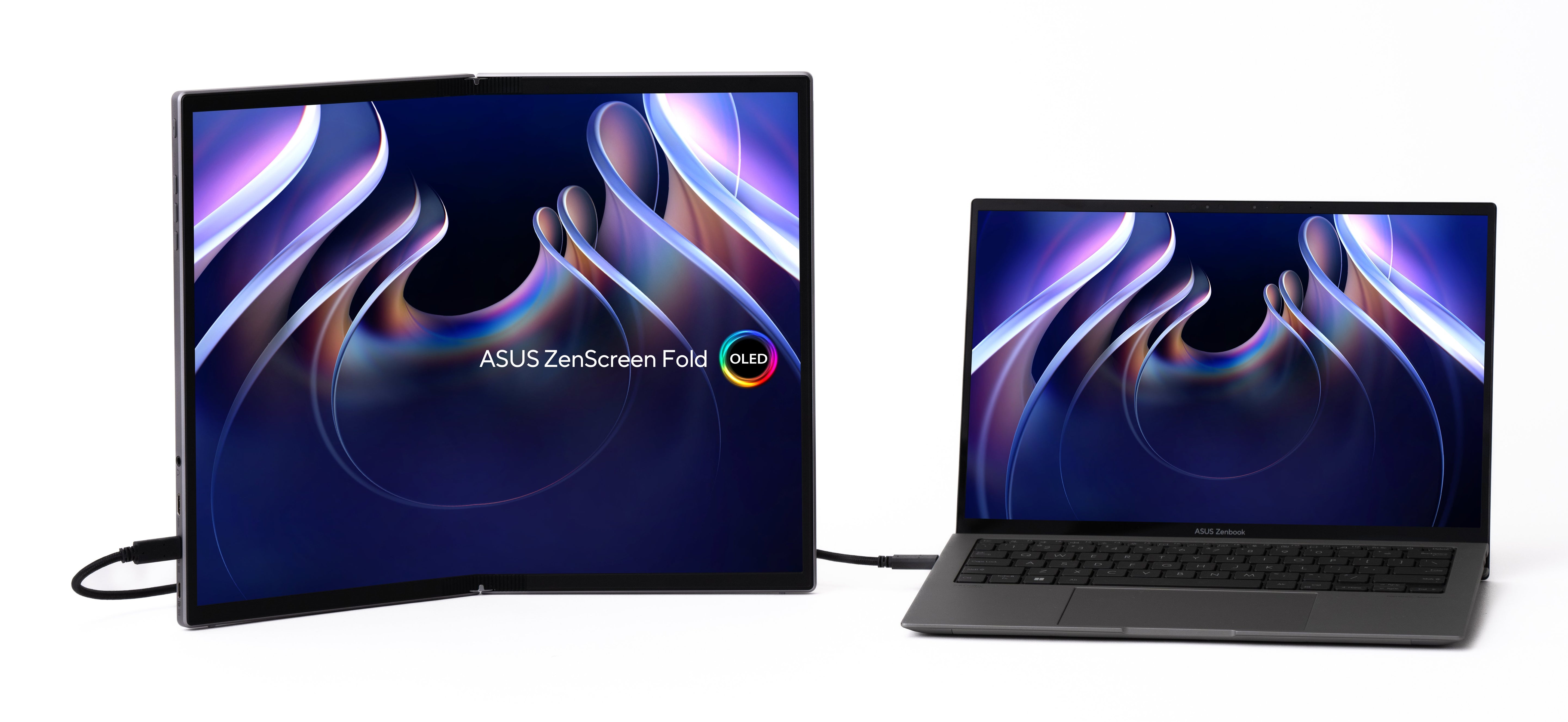 EAN 4711387447307 - ASUS ZenScreen Fold OLED MQ17QH pantalla para PC 43,9 cm (17.3") 2560 x 1920 Pixeles Quad HD Plata imagen 3