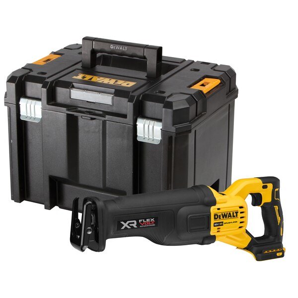 EAN 5035048739549 - DeWALT DCS386NT-XJ sierra recíproca 3000 spm Negro, Amarillo imagen 4