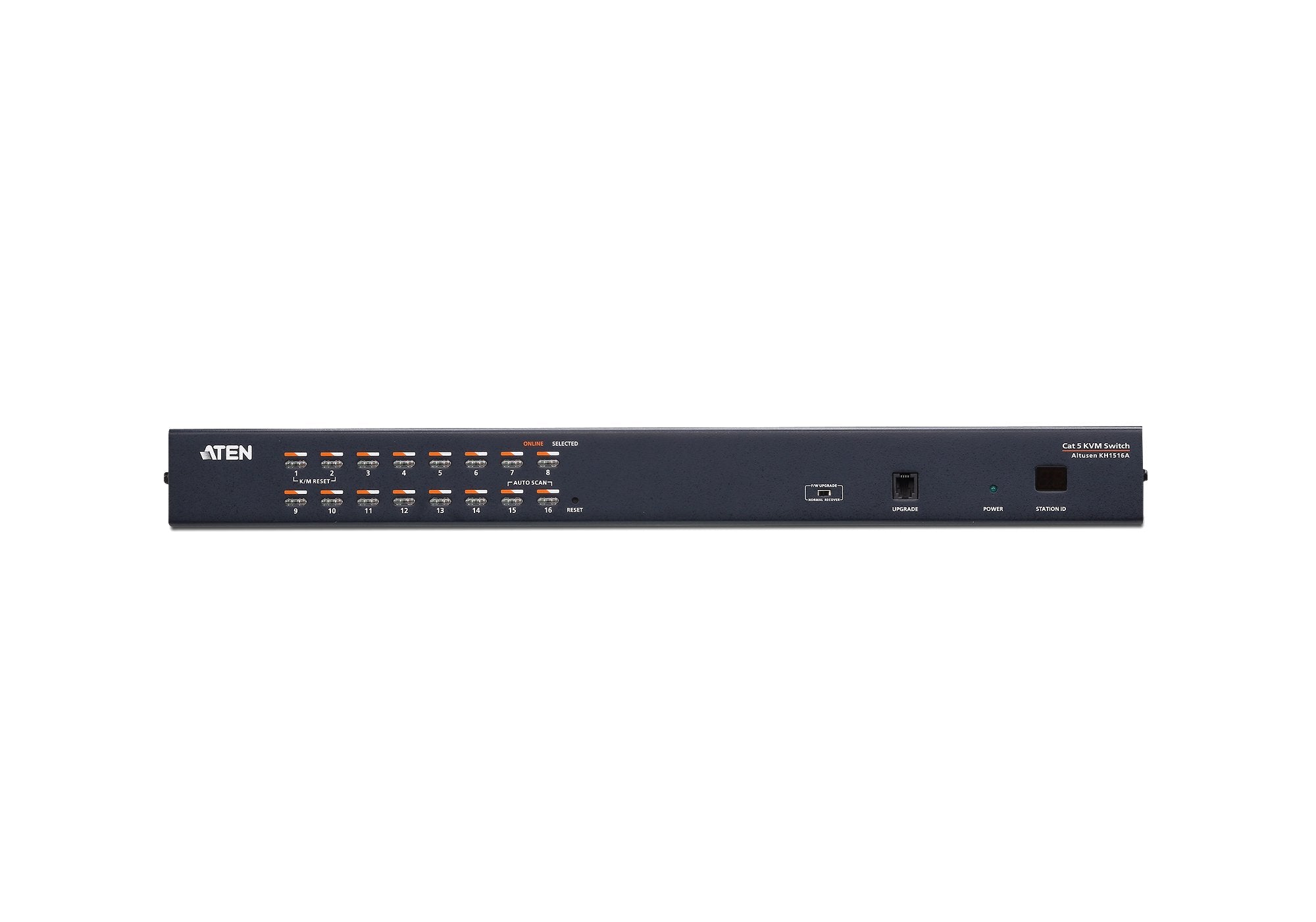 Aten Kh1516a, Switch Kvm Cat.5 De 16 Puertos Con Puerto Para Conexión En Cadena, 19", 1u