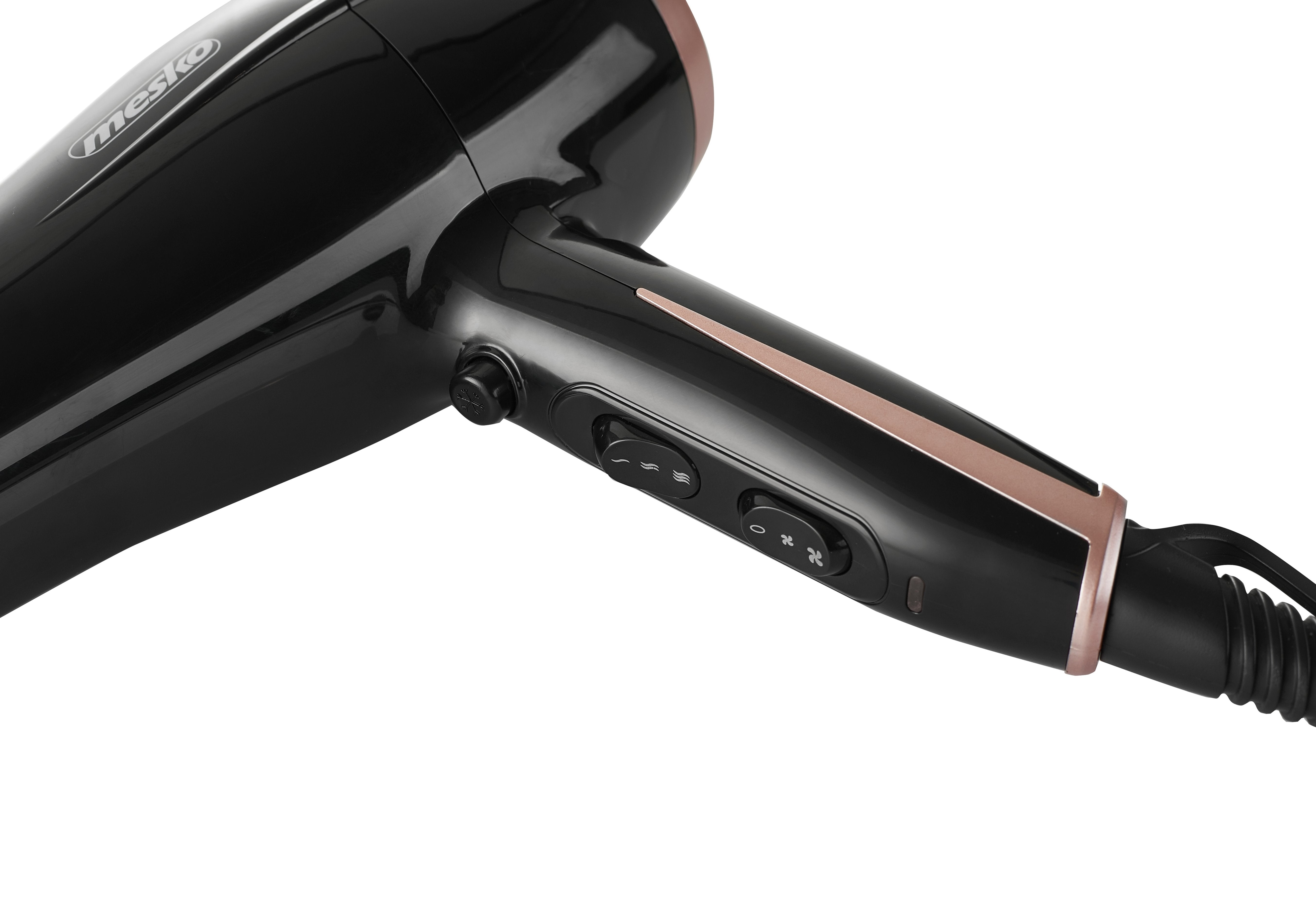 Secador De Pelo Mesko Ms 2249 2000 W, Negro Rosa