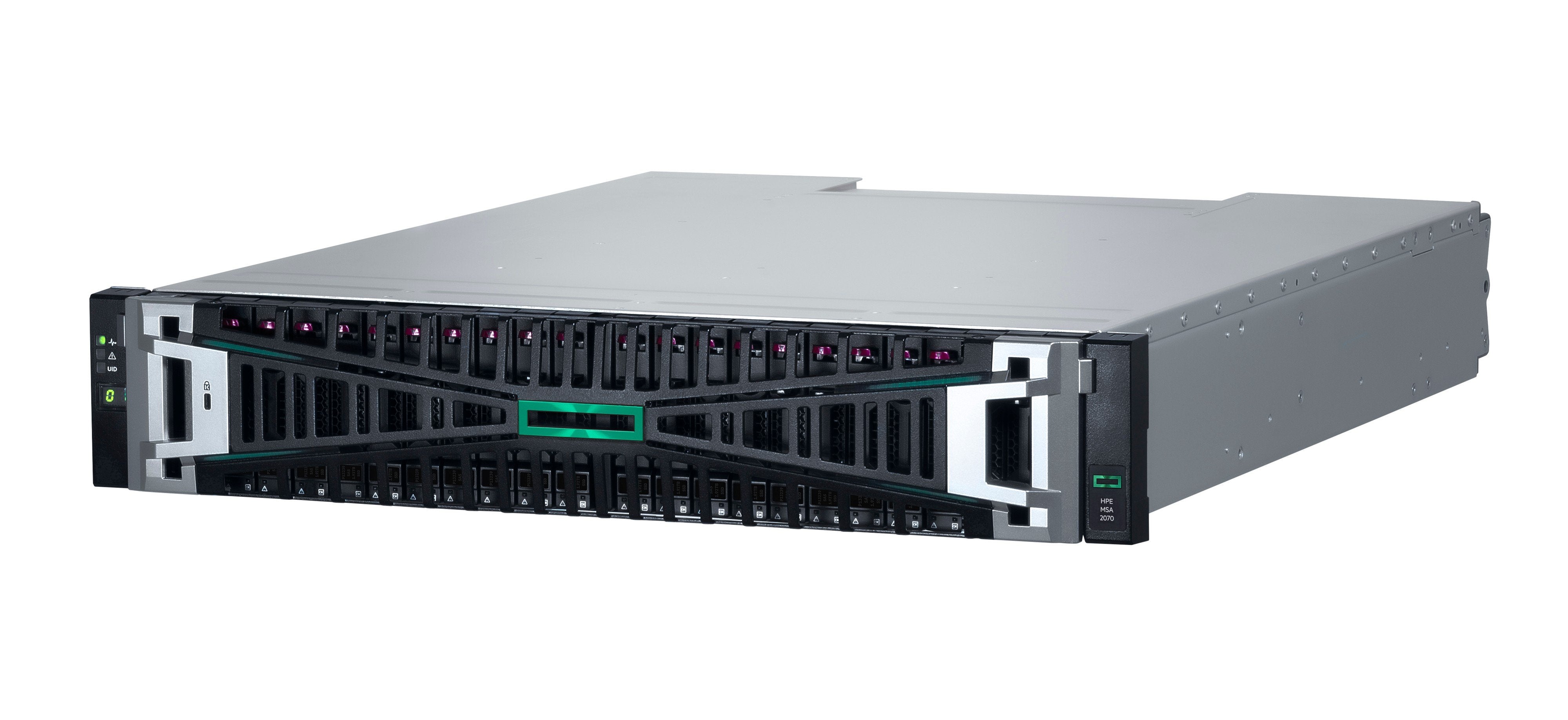 Hpe Smart Choice Msa 2070 Sff 2x10/25gbe Iscsi 4-Port Cntrl 12x3.84tb Ssd 4x10gb Iscsi Xcvr 46tb Storage Array