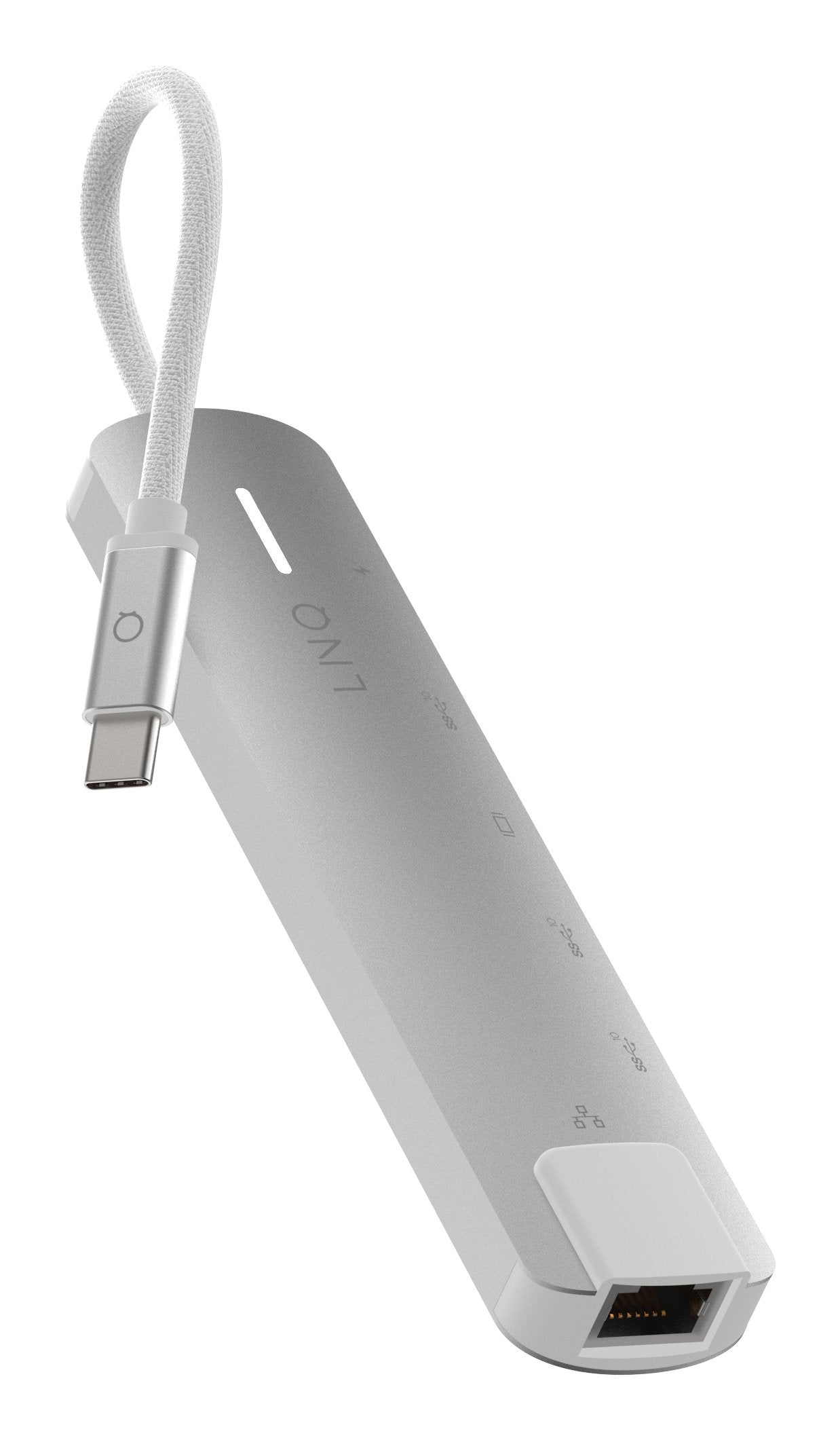 Hub 6 Puertos Pro Usb-C 140w Gris Linq Usb-C/ 1xusb3.2, 1xhdmi, 1xusb-C Pd Hasta 140w, 2xusb-C, 1xrj45 2,5gbps
