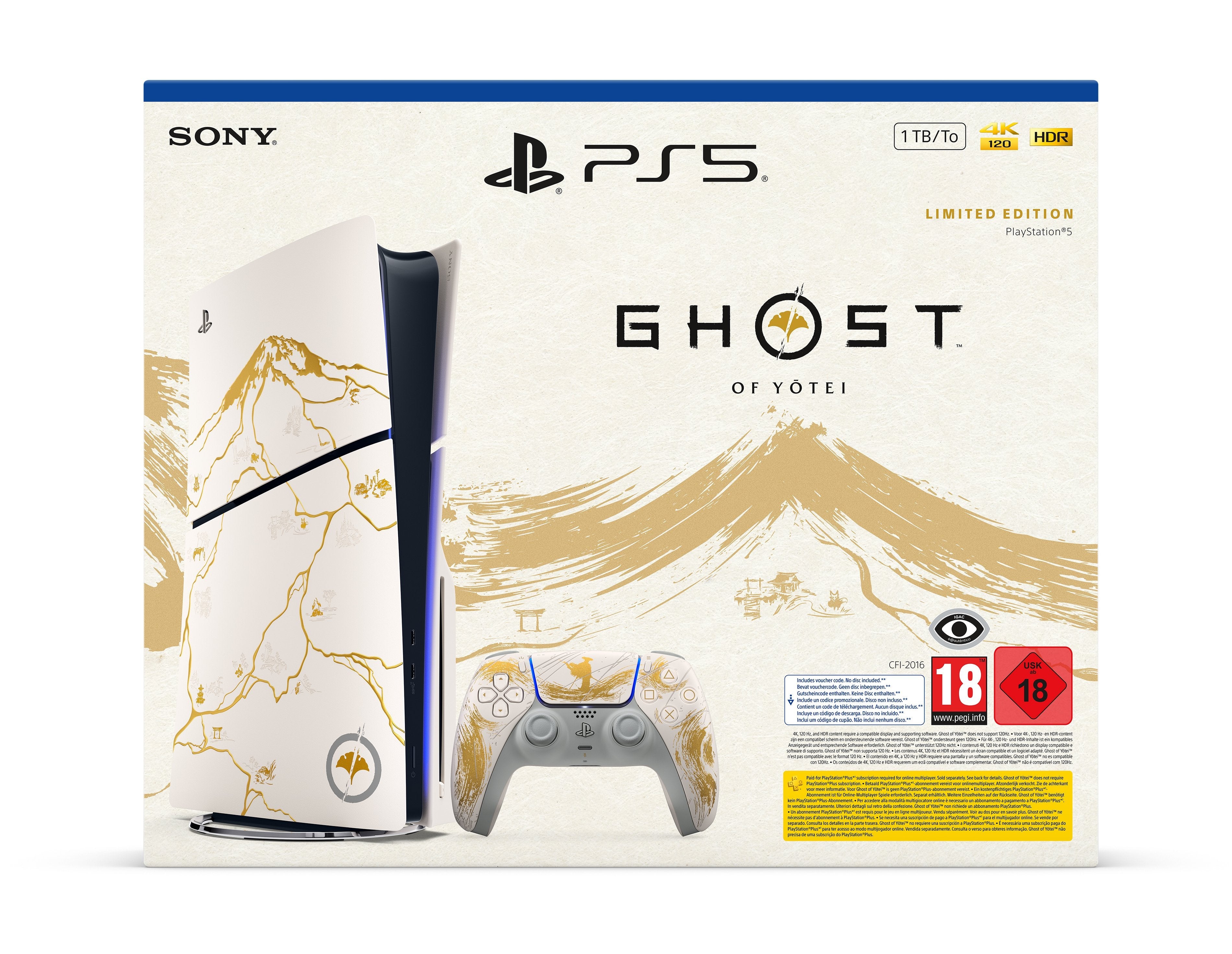 Console Sony Playstation 5 Slim Disc Version (Ghost Of Yotei Bundle ) Eu
