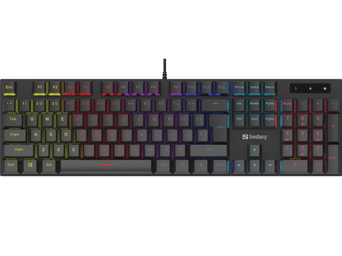 EAN 5705730640292 - Sandberg 640-29 teclado Juego USB QWERTY Nórdico Negro imagen 2