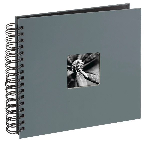 Hama Fine Art Spiral Grey 28x24 50 Black Pages 94879