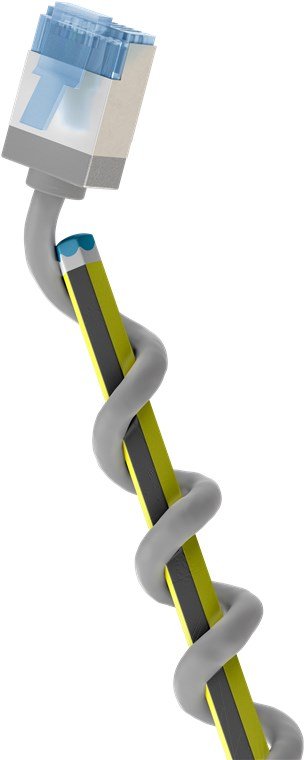 Latiguillo Cat 6a, U/Ftp, 0.25 M, Gris, Lszh-Tpe Slim Delgado Goobay