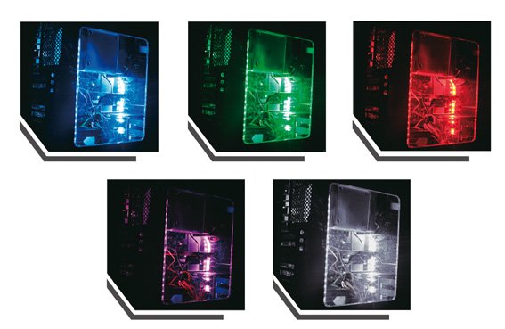 Lc-Power Lc-Cf-Rgb-Combo Ventilador De Pc Carcasa Del Ordenador 12 Cm Negro