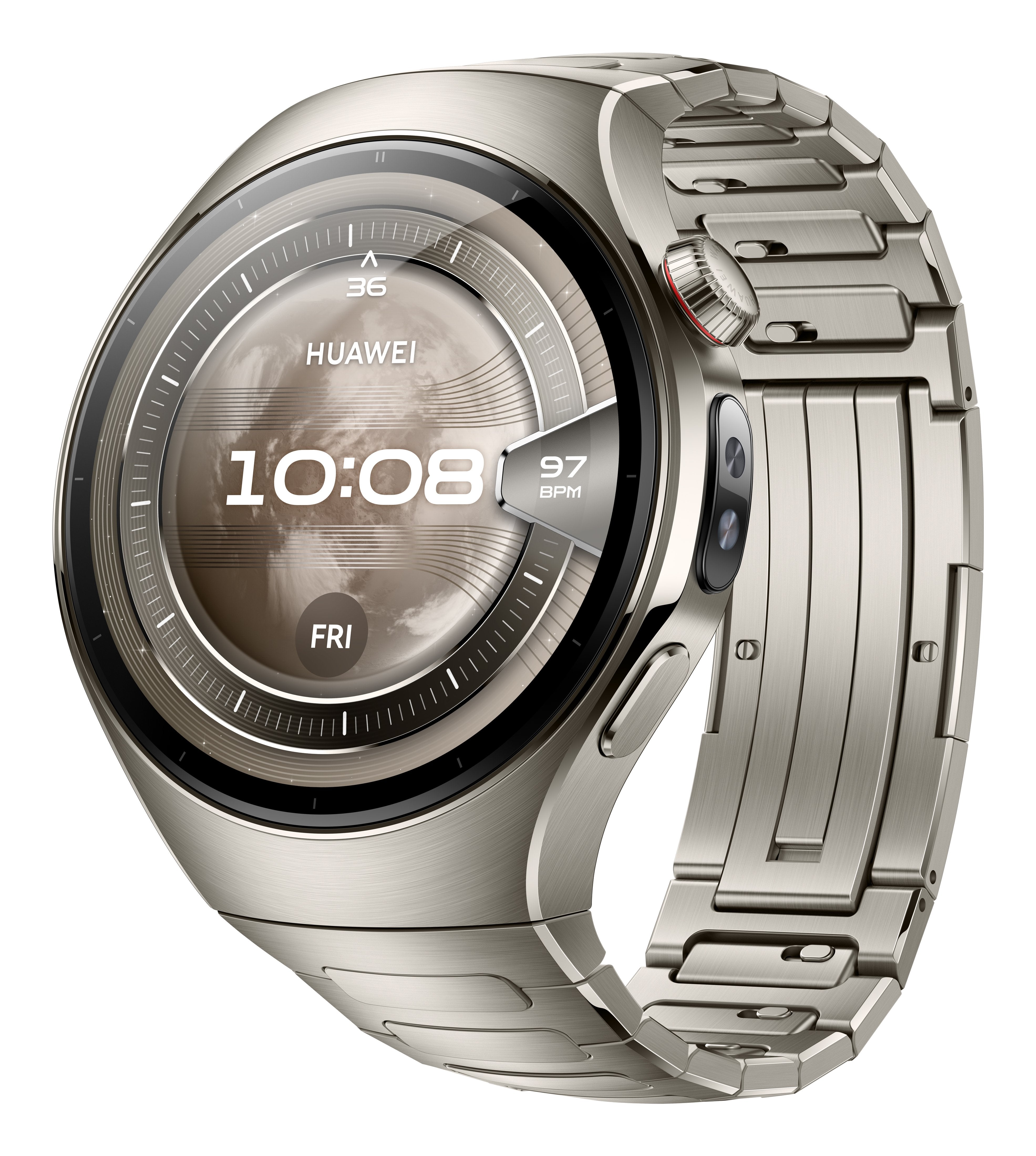 EAN 6942103154331 - Huawei WATCH 5 3,81 cm (1.5") AMOLED 46 mm Digital 466 x 466 Pixeles Pantalla táctil Plata Wifi GPS (saté imagen 3