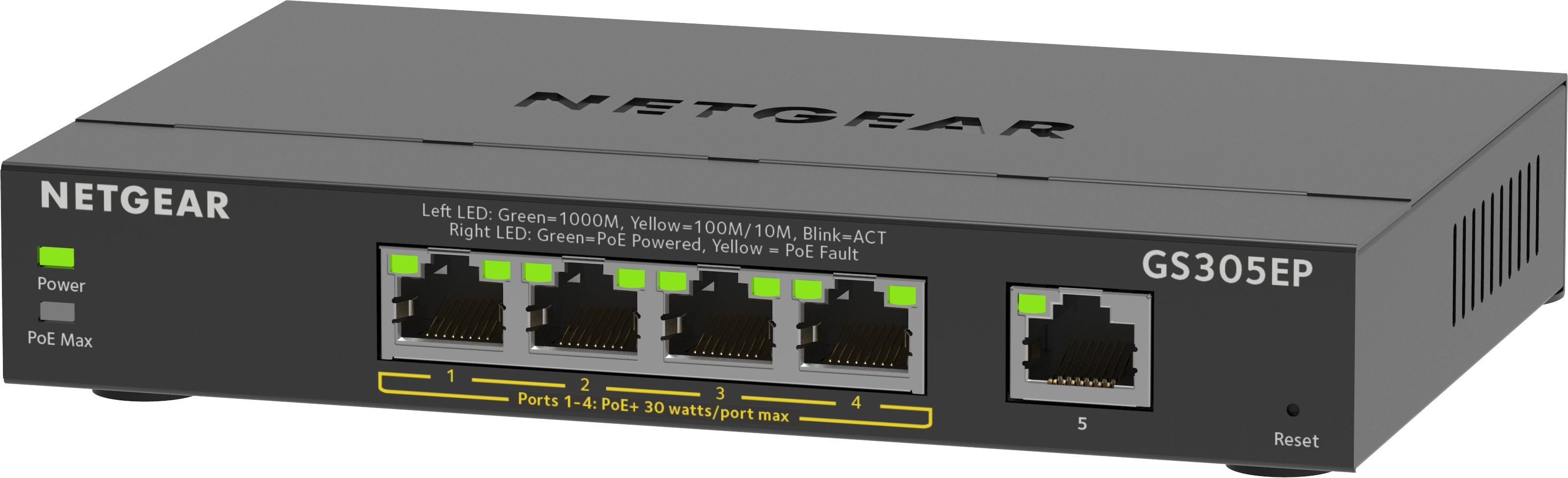 EAN 0606449153149 - NETGEAR 5-Port Gigabit Ethernet PoE+ Plus Switch (GS305EP) Gestionado L2/L3 Gigabit Ethernet (10/100/1000 imagen 3