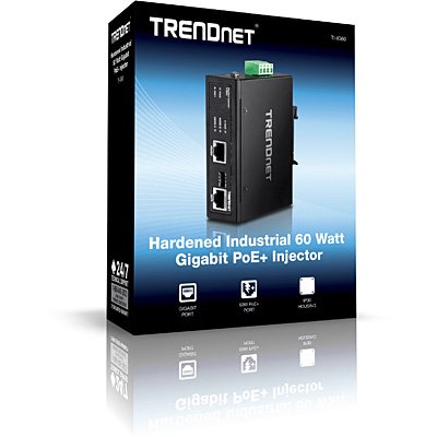 EAN 0710931160444 - Trendnet TI-IG60 adaptador e inyector de PoE Ethernet rápido, Gigabit Ethernet imagen 6
