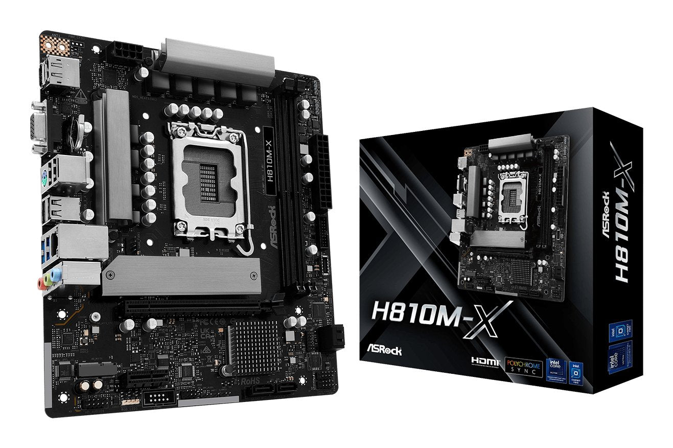 EAN 4711581490642 - Asrock H810M-X Intel H810 LGA 1851 (Socket V1) micro ATX imagen 4